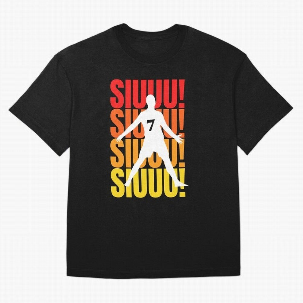 Christiano Ronaldo Siuuu Oversized T-Shirt Feel International Energy from FIFA World Cup 2026 USA Canada Mexico Centered on Haaland, Argentina Energy, Match Day Excitement, Supporter Culture, Golden Goals and Global Football Passion; Ideal for