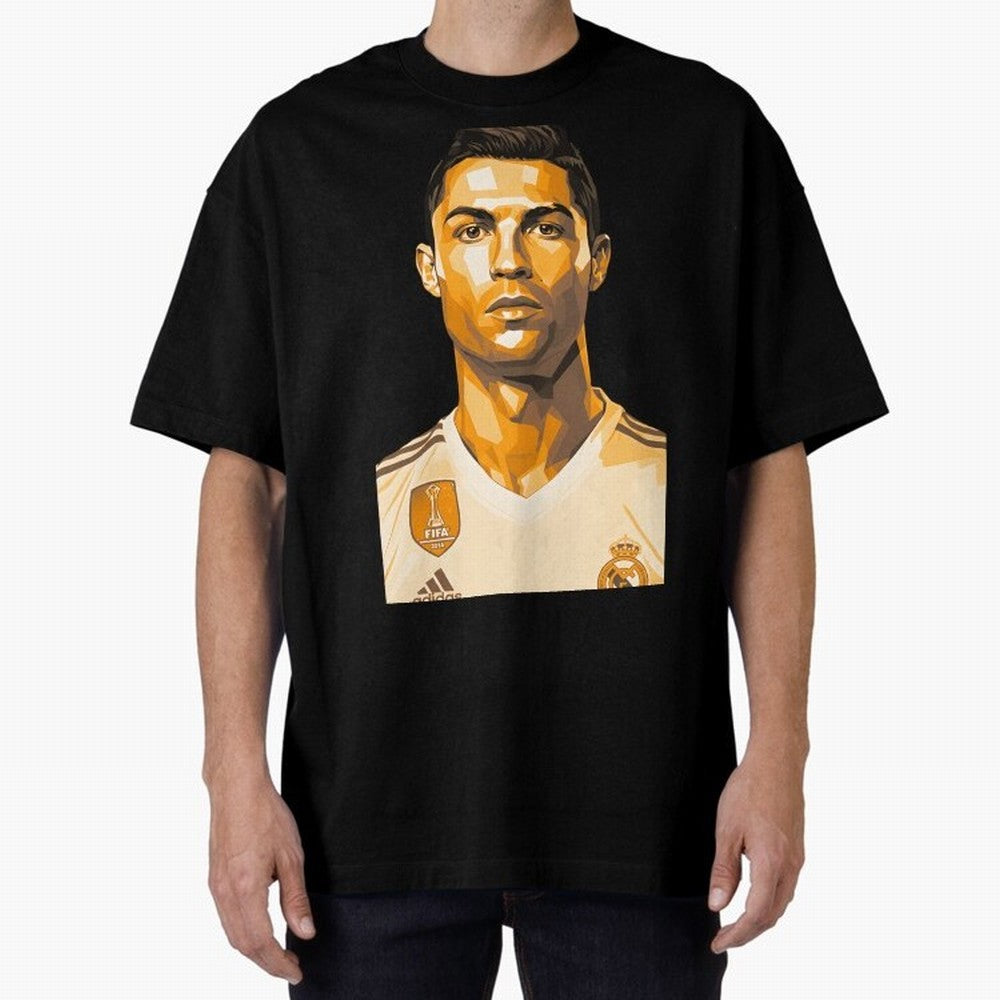 Ronaldo Oversized T-Shirt Celebrate Every Goal in Match Day Hype around FIFA World Cup 2026 USA Canada Mexico, Neymar, Haaland and Cristiano Ronaldo, Argentina, Global Supporter Spirit, Legendary Goals, National Colors and Tournament Celebration;