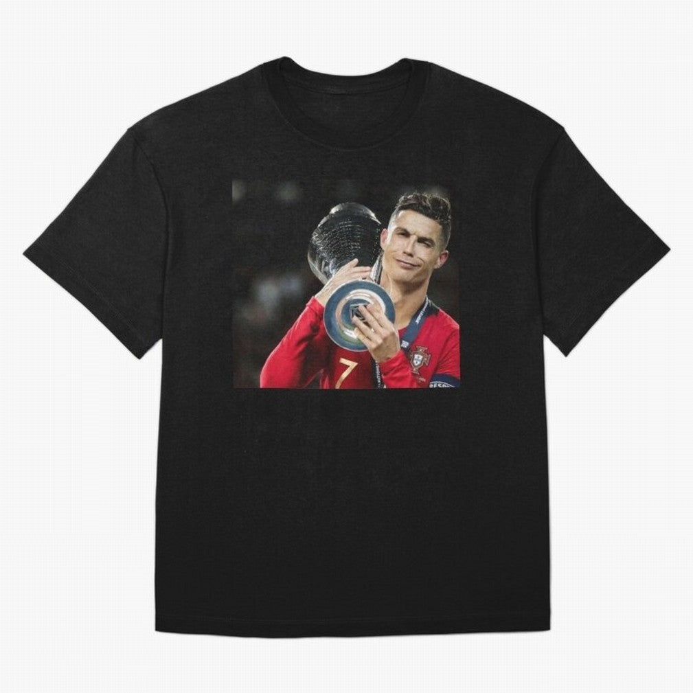 Ronaldo Oversized T-Shirt Show Championship Spirit for FIFA World Cup 2026 for Fans of Mbappe and England, France and Netherlands, Bringing Tournament Hype, Historic Matchups, Family Viewing Parties and Global Sports Pride; Ideal for Passionate
