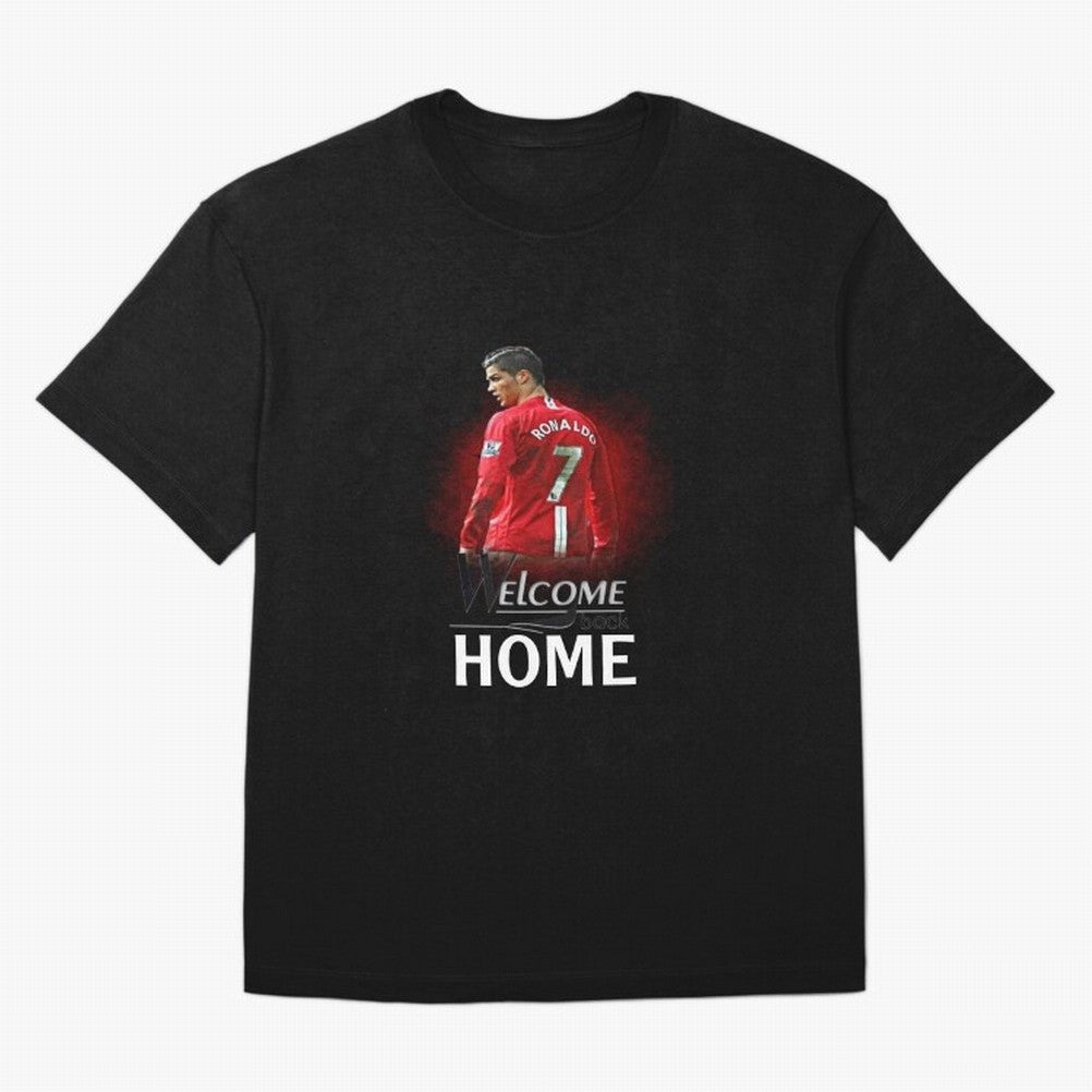 Cristiano Ronaldo welcome back - Manchester Oversized T-Shirt Show Love for Legendary Goals in the FIFA World Cup 2026 Journey through Messi, CR7 and Mbappe Highlights, England and Germany Pride, Fan Favorite Moments, National Team Passion, Big