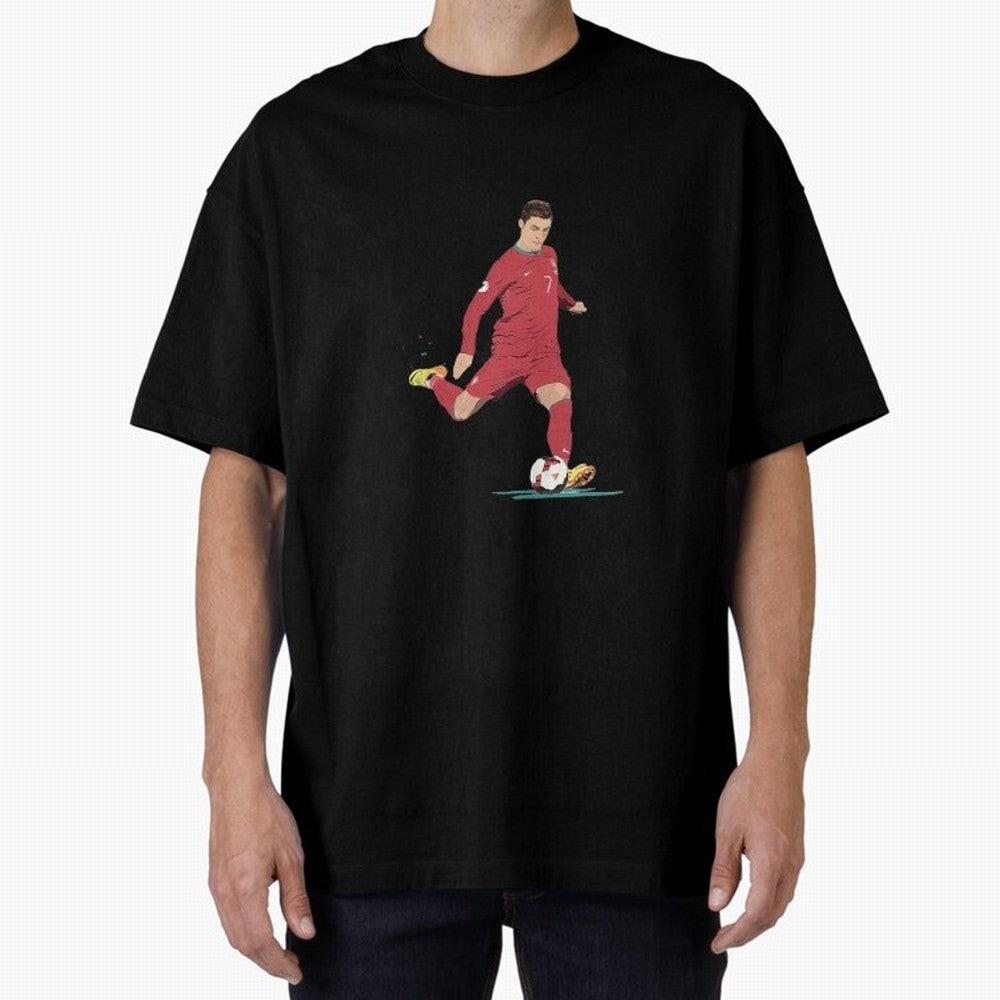 Cristiano ronaldo portugal 2022 Oversized T-Shirt Bring Bold Fan Energy to FIFA World Cup 2026 Spirit, Featuring Argentina and Brazil, Cristiano Ronaldo, Game Day Rituals, Football Legends, Country Pride and the Road to the Final; Ideal for