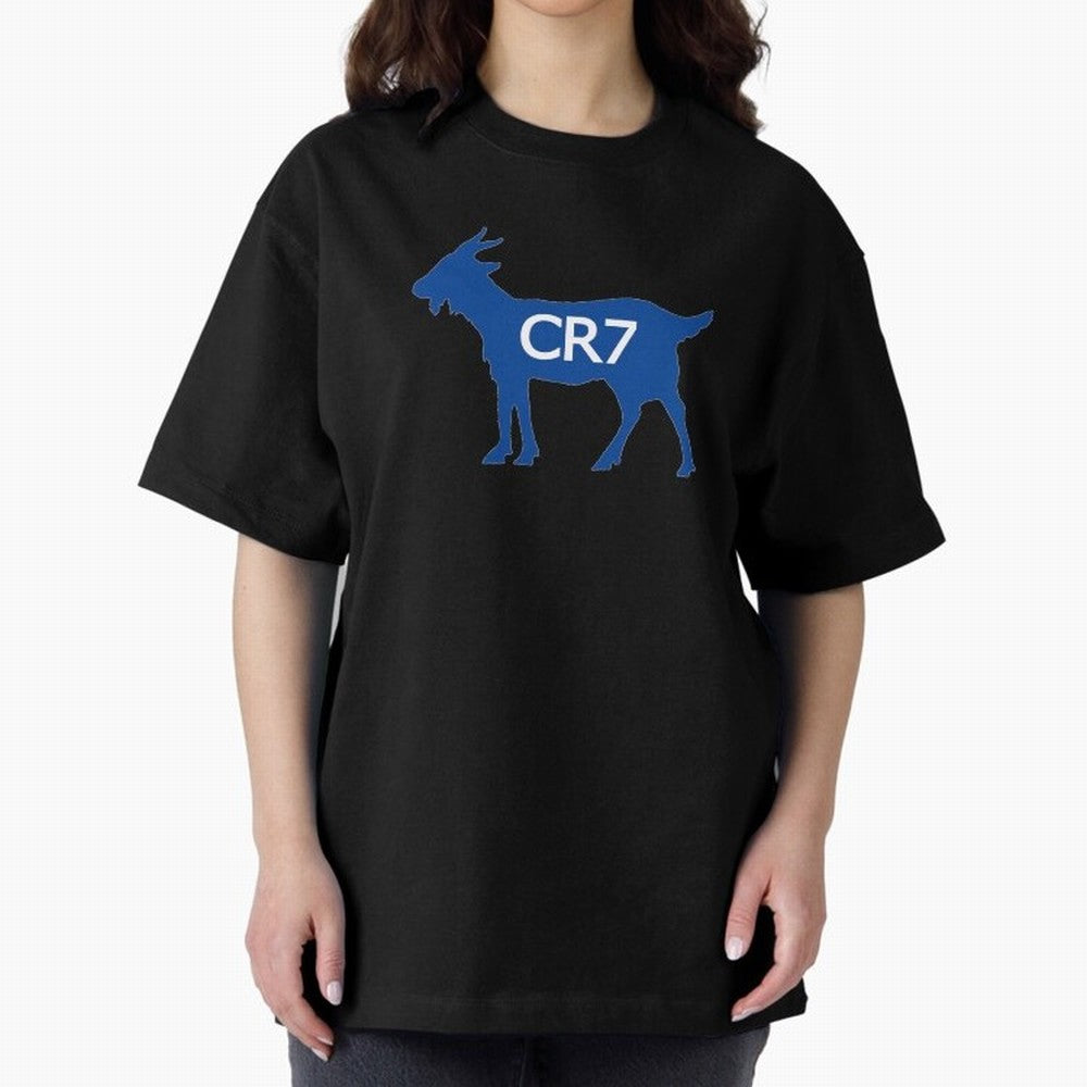 CR7 GOAT Blue Oversized T-Shirt Remember FIFA World Cup 2026 Group Stage for Fans of Cristiano Ronaldo, Haaland and CR7 and Argentina, Bringing Stadium Memories, Football Loyalty, International Chants and Championship Tradition; Perfect for People