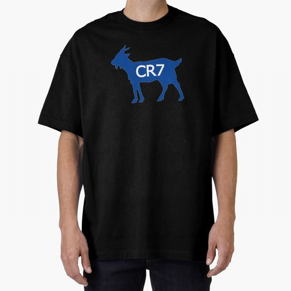 CR7 GOAT Blue Oversized T-Shirt Remember FIFA World Cup 2026 Group Stage for Fans of Cristiano Ronaldo, Haaland and CR7 and Argentina, Bringing Stadium Memories, Football Loyalty, International Chants and Championship Tradition; Perfect for People