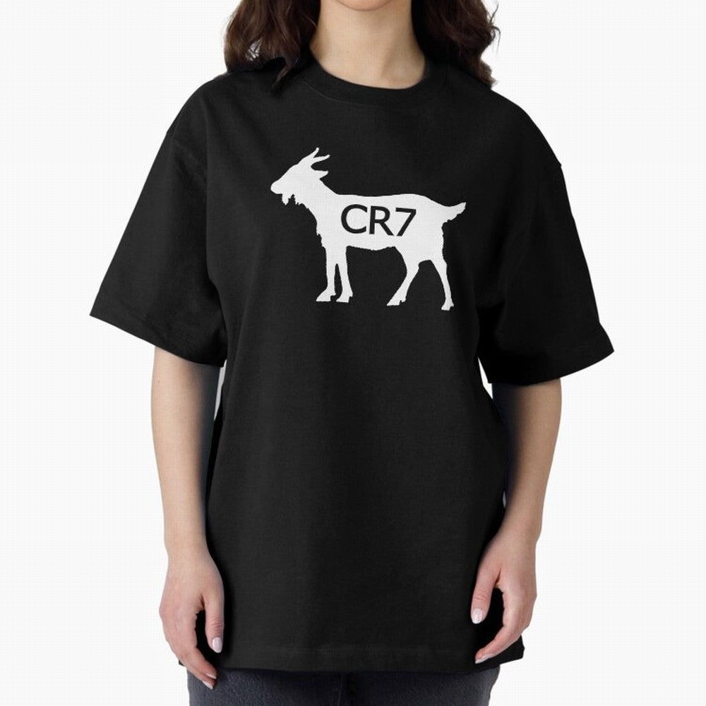 CR7 GOAT Oversized T-Shirt Support the Legends of FIFA World Cup 2026 Spirit, Made for Argentina and Brazil, CR7, Champion Mindset, Group Stage Buzz, Knockout Tension and Passionate Fan Culture; Made for Collectors Who Enjoy Iconic Players, Country