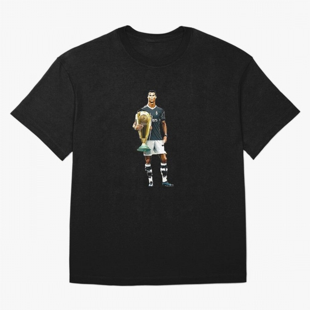 Cristiano Ronaldo CR7 Game Time Pixel Artwork Futbol Soccer Oversized T-Shirt Honor the Beautiful Game during Match Day Hype around FIFA World Cup 2026 Group Stage, Messi and Cristiano Ronaldo, France and Portugal, Champion Mindset, Group Stage