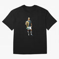 Cristiano Ronaldo CR7 Game Time Pixel Artwork Futbol Soccer Oversized T-Shirt Honor the Beautiful Game during Match Day Hype around FIFA World Cup 2026 Group Stage, Messi and Cristiano Ronaldo, France and Portugal, Champion Mindset, Group Stage