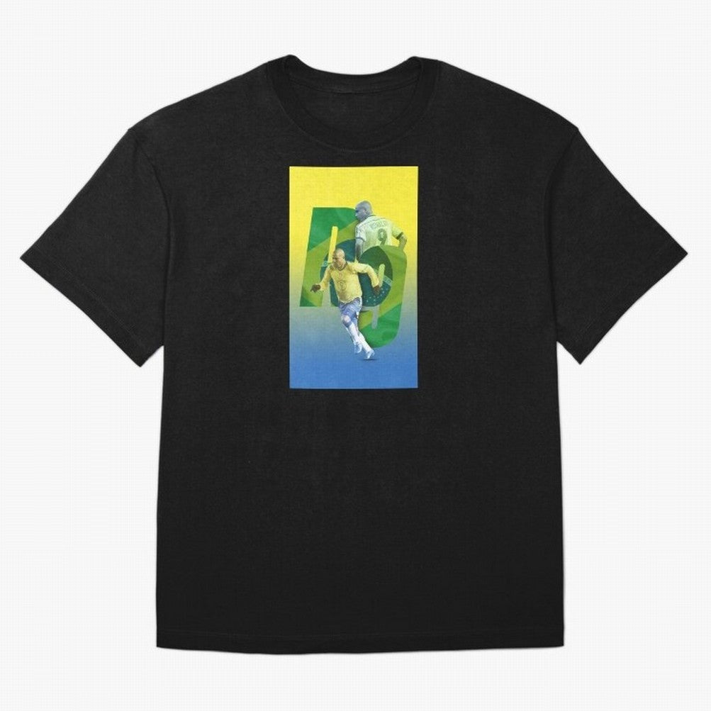 Ronaldo Luis Nazario de Lima Illustration Oversized T-Shirt Join the Countdown to FIFA World Cup 2026 for Fans of Haaland and Mbappe and Spain and Netherlands, Bringing Champion Mindset, Group Stage Buzz, Knockout Tension and Passionate Fan