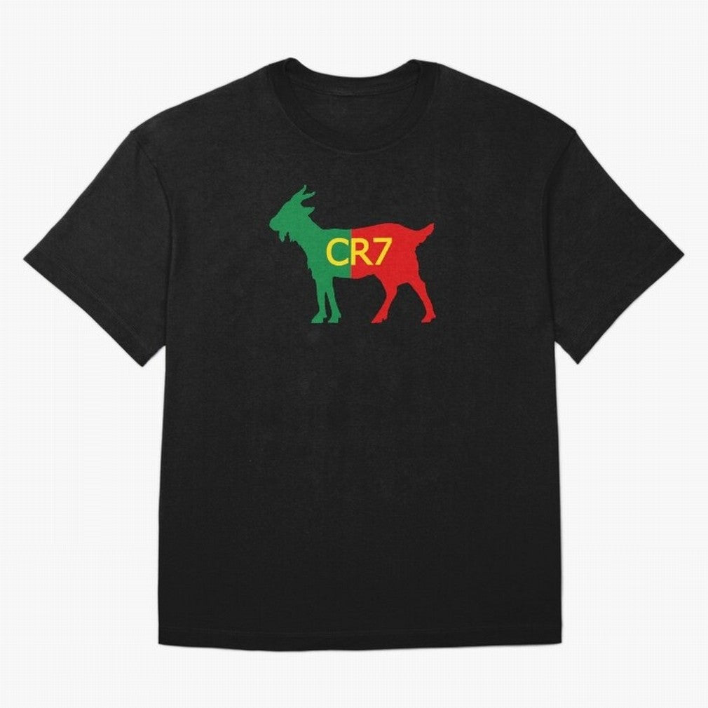 CR7 GOAT Tuga 2 Oversized T-Shirt Keep the Match Day Mood of Match Day Hype around FIFA World Cup 2026 Group Stage, Messi and Cristiano Ronaldo, Brazil, Goal Celebration Energy, Supporter Heritage, Football Icons and Worldwide Tournament Joy; Built