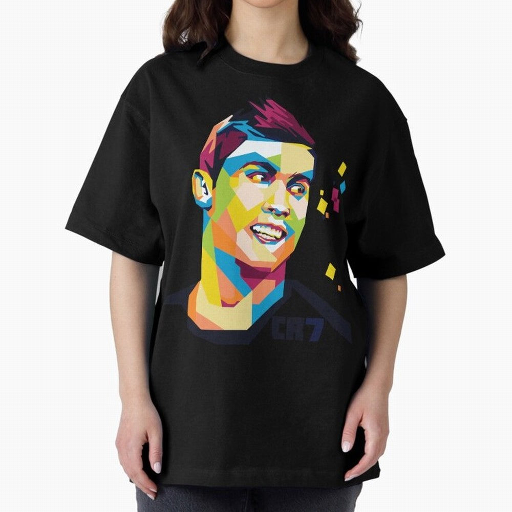 Cristiano Ronaldo Oversized T-Shirt Bring World Football Passion into Global Football Passion for FIFA World Cup 2026 Group Stage, Featuring Mbappe and Neymar, Argentina and Brazil, Classic Soccer Heritage, Championship Pressure, Fan Loyalty and