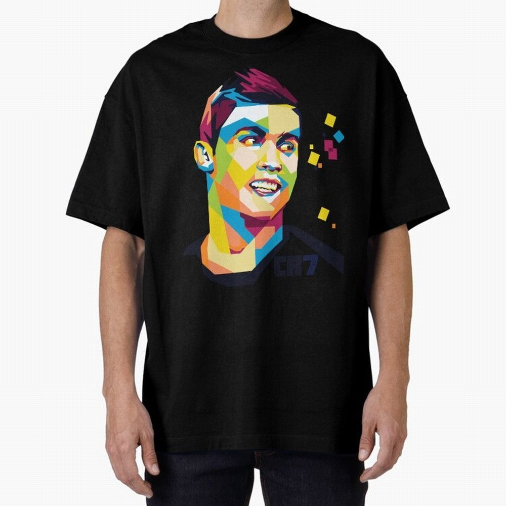Cristiano Ronaldo Oversized T-Shirt Bring World Football Passion into Global Football Passion for FIFA World Cup 2026 Group Stage, Featuring Mbappe and Neymar, Argentina and Brazil, Classic Soccer Heritage, Championship Pressure, Fan Loyalty and