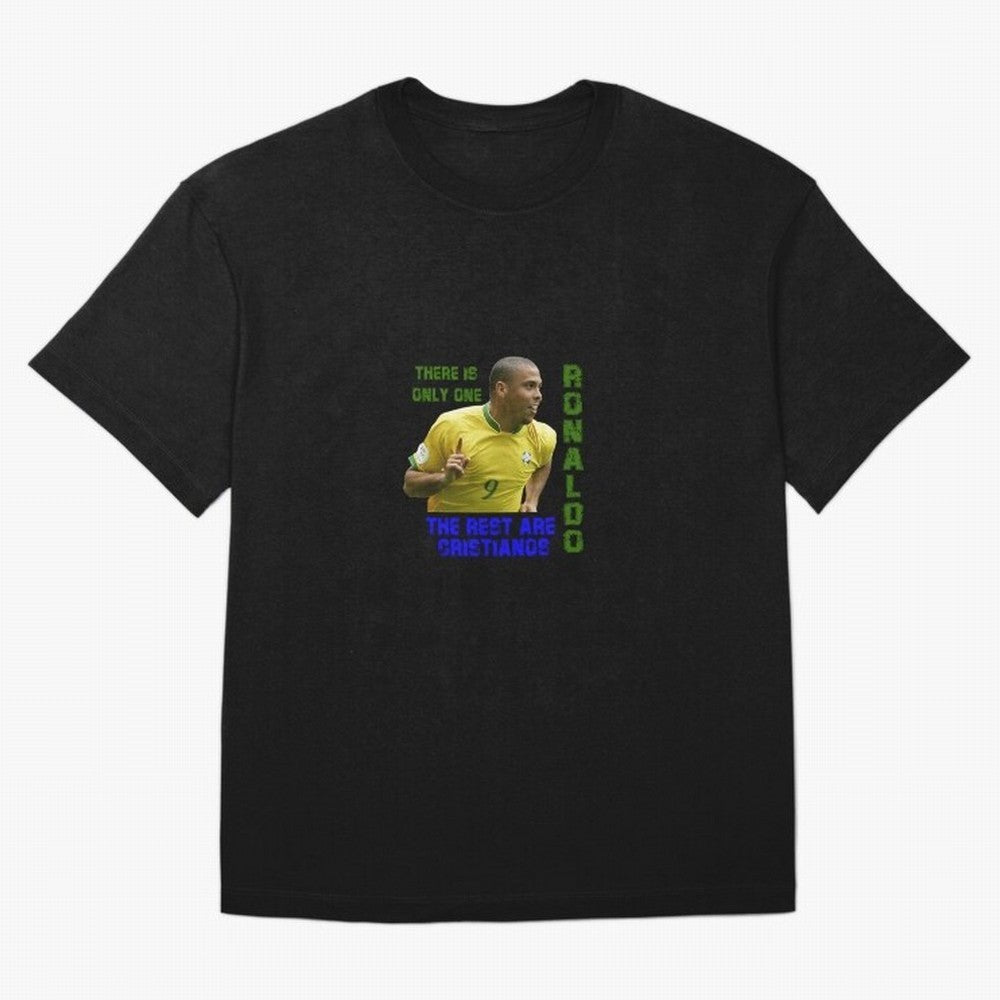 There is only one Ronaldo, the rest are Cristianos - Ronaldo Football Meme Oversized T-Shirt Celebrate Fan Culture around Match Day Hype around FIFA World Cup 2026 Group Stage, Cristiano Ronaldo, France, Stadium Memories, Football Loyalty,