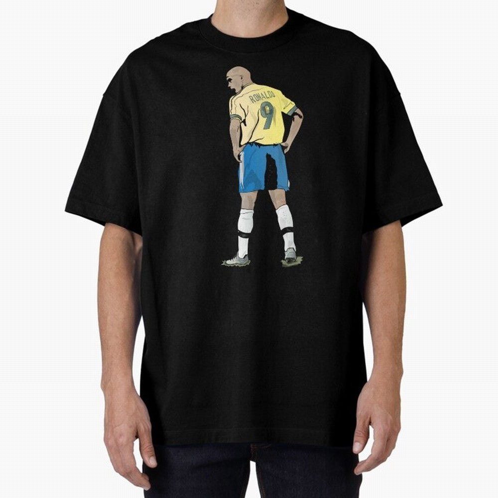 RONALDO NAZARIO 9 Oversized T-Shirt Bring World Football Passion into FIFA World Cup 2026 USA Canada Mexico Spirit, Capturing Brazil, Neymar, Champion Mindset, Group Stage Buzz, Knockout Tension and Passionate Fan Culture; Built for Supporters