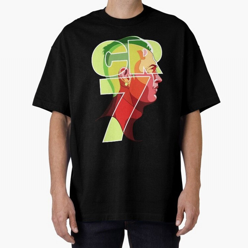CR7 Football Legend ¨C Cristiano Ronaldo Inspired Design for True Fans Oversized T-Shirt Discover Match Day Hype around FIFA World Cup 2026, Cristiano Ronaldo, Haaland and CR7, England, France and Netherlands, Classic Soccer Heritage, Championship
