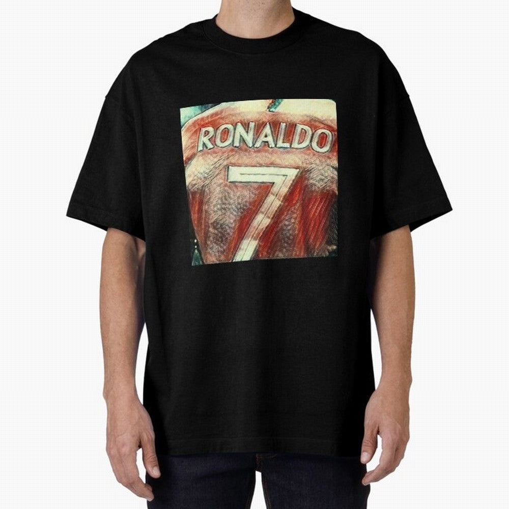 CR7 Oversized T-Shirt Turn Football Passion into Global Football Passion for FIFA World Cup 2026, Inspired by Messi, CR7 and Mbappe, England and Germany, Game Day Rituals, Football Legends, Country Pride and the Road to the Final; Made for