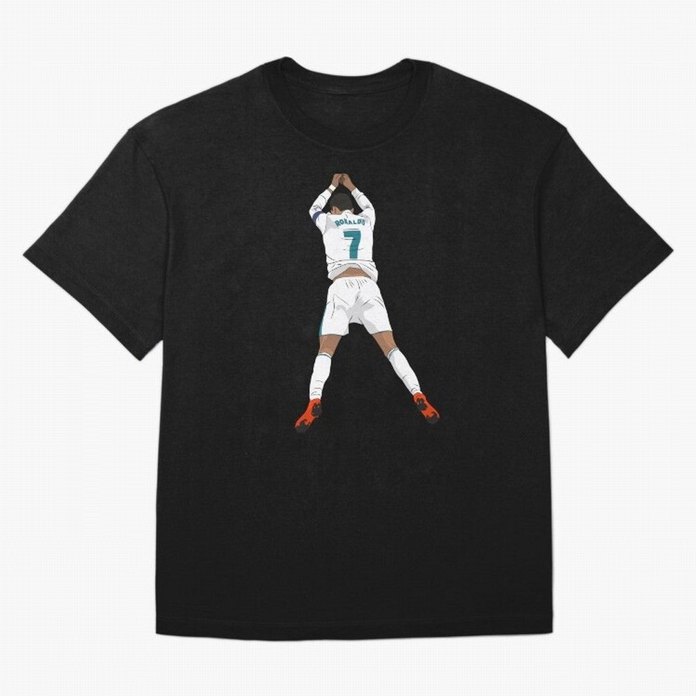 Cristiano Ronaldo Iconic Celebration Oversized T-Shirt Support Your Favorite Stars during the FIFA World Cup 2026 Journey through Neymar Highlights, Spain and Netherlands Pride, Game Day Rituals, Football Legends, Country Pride and the Road to the