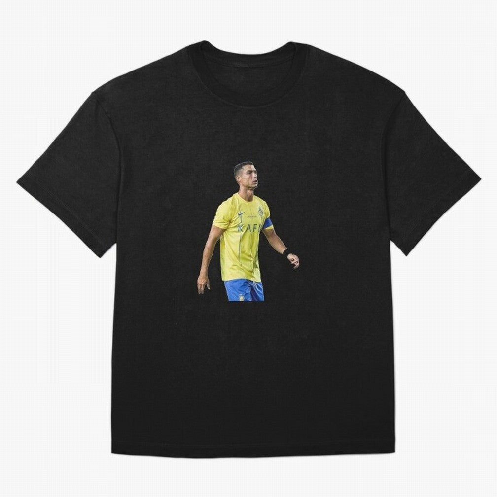 Ronaldo Al Nassar Oversized T-Shirt Celebrate Every Goal in Global Football Passion for FIFA World Cup 2026 USA Canada Mexico, Inspired by Neymar, Haaland and Cristiano Ronaldo, France, Football History, Final Match Energy, Crowd Noise and Once in