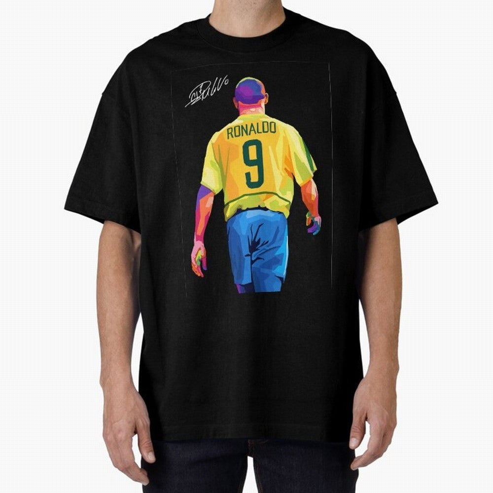 Ronaldo Nazario Oversized T-Shirt Enjoy the Biggest Football Party of FIFA World Cup 2026 USA Canada Mexico Driven by CR7, Germany Energy, Retro Football Energy, Iconic Rivalries, Trophy Chase Drama and Stadium Atmosphere; Perfect for People Who