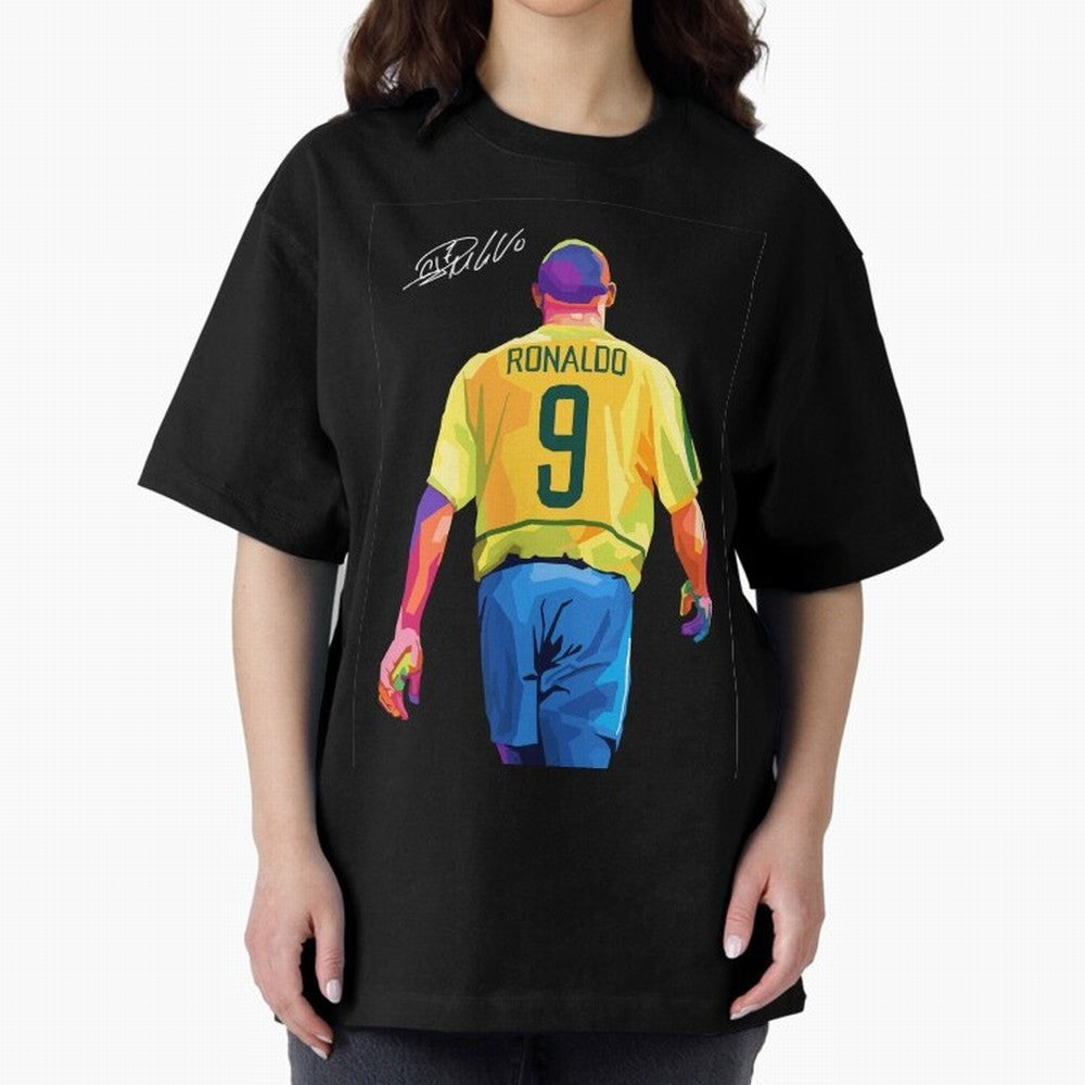 Ronaldo Nazario Oversized T-Shirt Enjoy the Biggest Football Party of FIFA World Cup 2026 USA Canada Mexico Driven by CR7, Germany Energy, Retro Football Energy, Iconic Rivalries, Trophy Chase Drama and Stadium Atmosphere; Perfect for People Who