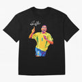 Ronaldo Nazario Pop Art Oversized T-Shirt Relive the Noise and Pride of FIFA World Cup 2026 Group Stage for Fans of Messi, Neymar and Mbappe and England, France and Netherlands, Bringing Worldwide Fan Energy, Dramatic Goals, Stadium Lights and