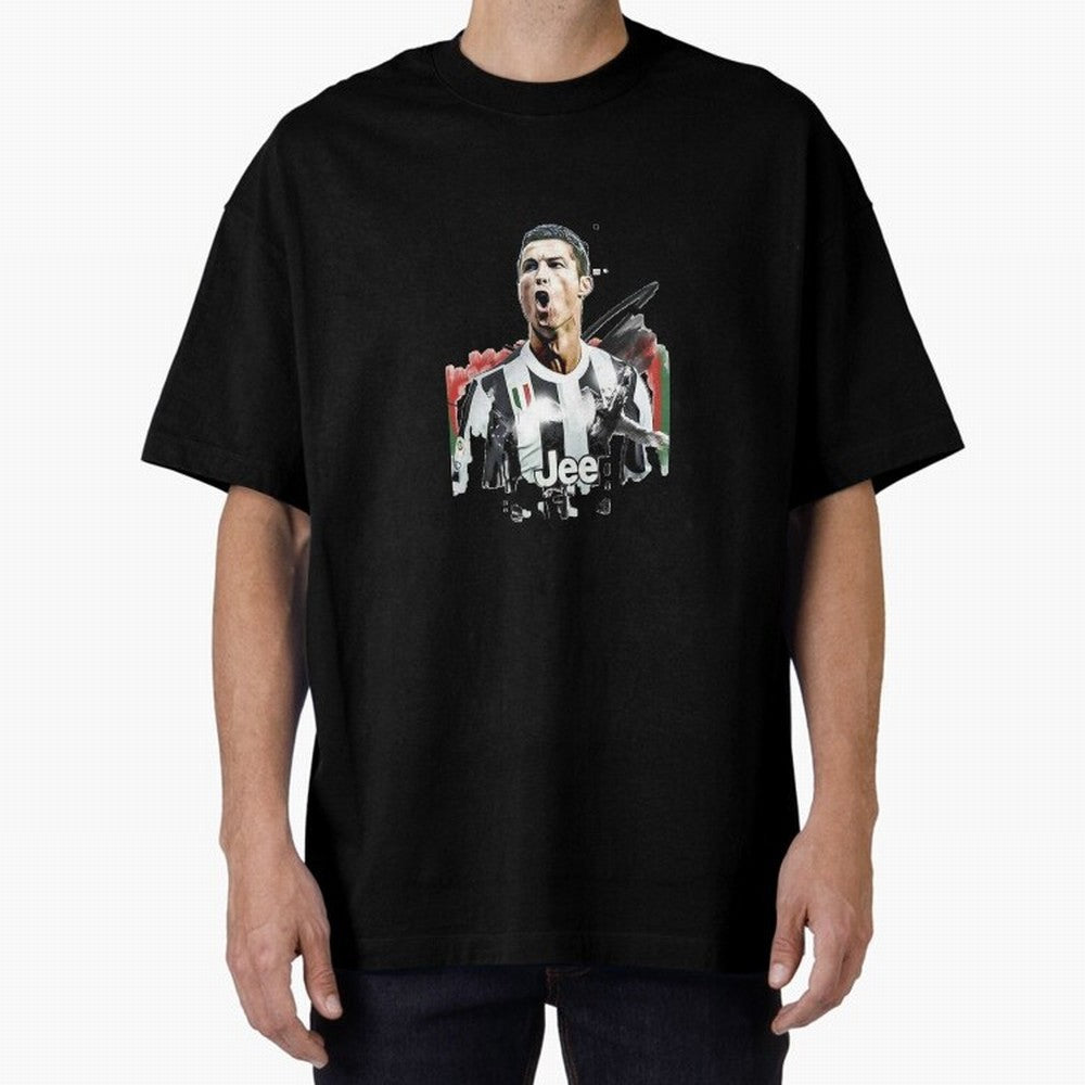 Ronaldo Oversized T-Shirt Follow Every Goal of FIFA World Cup 2026 Group Stage for Fans of Haaland and Argentina, France and Brazil, Bringing Champion Mindset, Group Stage Buzz, Knockout Tension and Passionate Fan Culture; Great for Supporters Who
