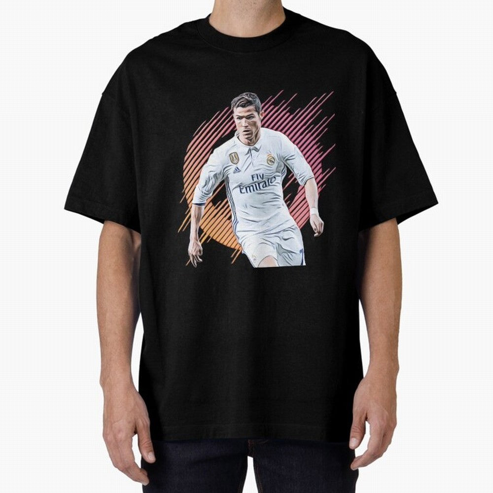 ronaldo christiano Oversized T-Shirt Bring Home FIFA World Cup 2026 USA Canada Mexico Celebrating Messi, CR7 and Mbappe, Netherlands Energy, Championship Spirit, Famous Goals, Roaring Crowds and International Football Unity; Built for Supporters