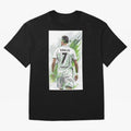 Ronaldo Oversized T-Shirt Bring Match Day Fire to FIFA World Cup 2026 Spirit, Capturing Argentina and Brazil, Mbappe, Football Festival Excitement, Trophy Ambitions, Country Rivalries and Star Player Buzz; Perfect for Fans, Collectors, Family