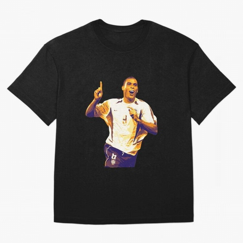 Ronaldo Naz¨¢rio brazil team Oversized T-Shirt Enjoy the FIFA World Cup 2026 Group Stage Journey through Messi and Cristiano Ronaldo Highlights, Spain Pride, Fan Favorite Moments, National Team Passion, Big Match Drama and Soccer History; Created