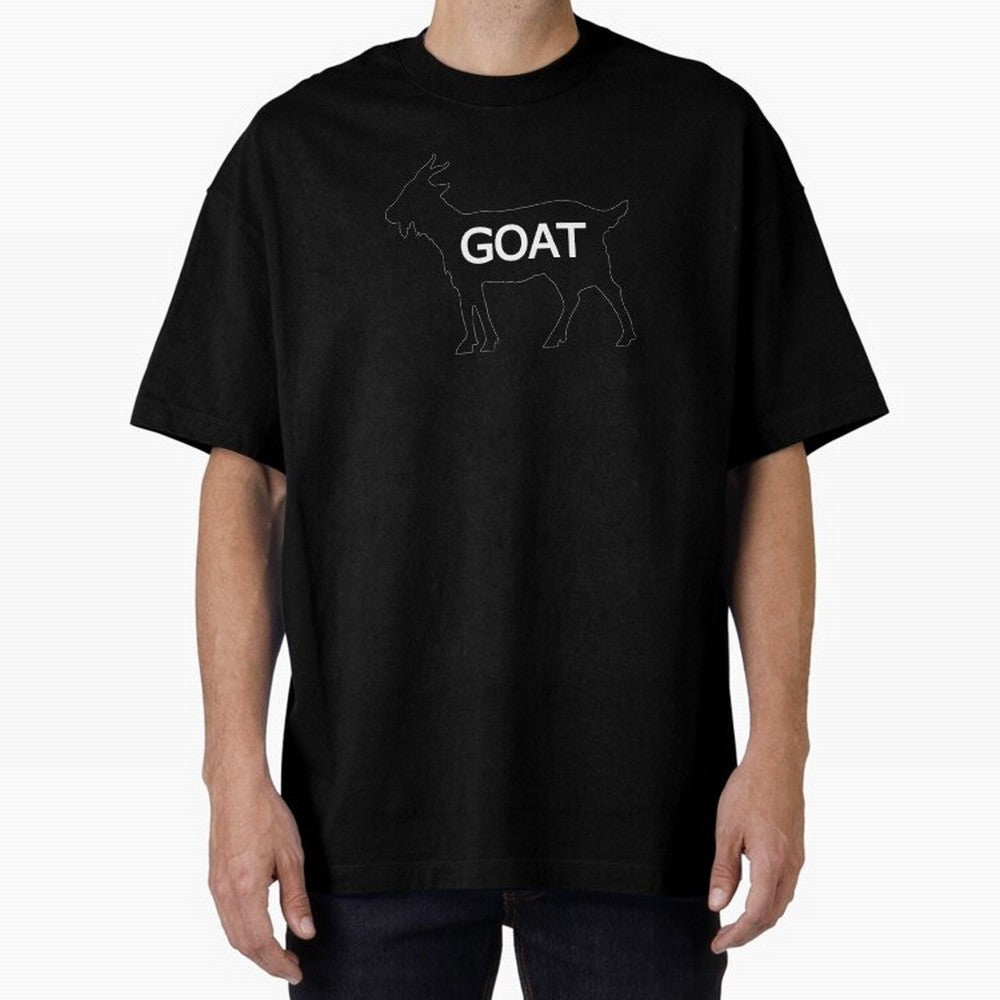 GOAT Alt Oversized T-Shirt Show Your Stadium Side during Match Day Hype around FIFA World Cup 2026 USA Canada Mexico, CR7 and Messi, England, Supporter Pride, Iconic Celebrations, Legendary Names and Global Match Day Energy; Ideal for Passionate