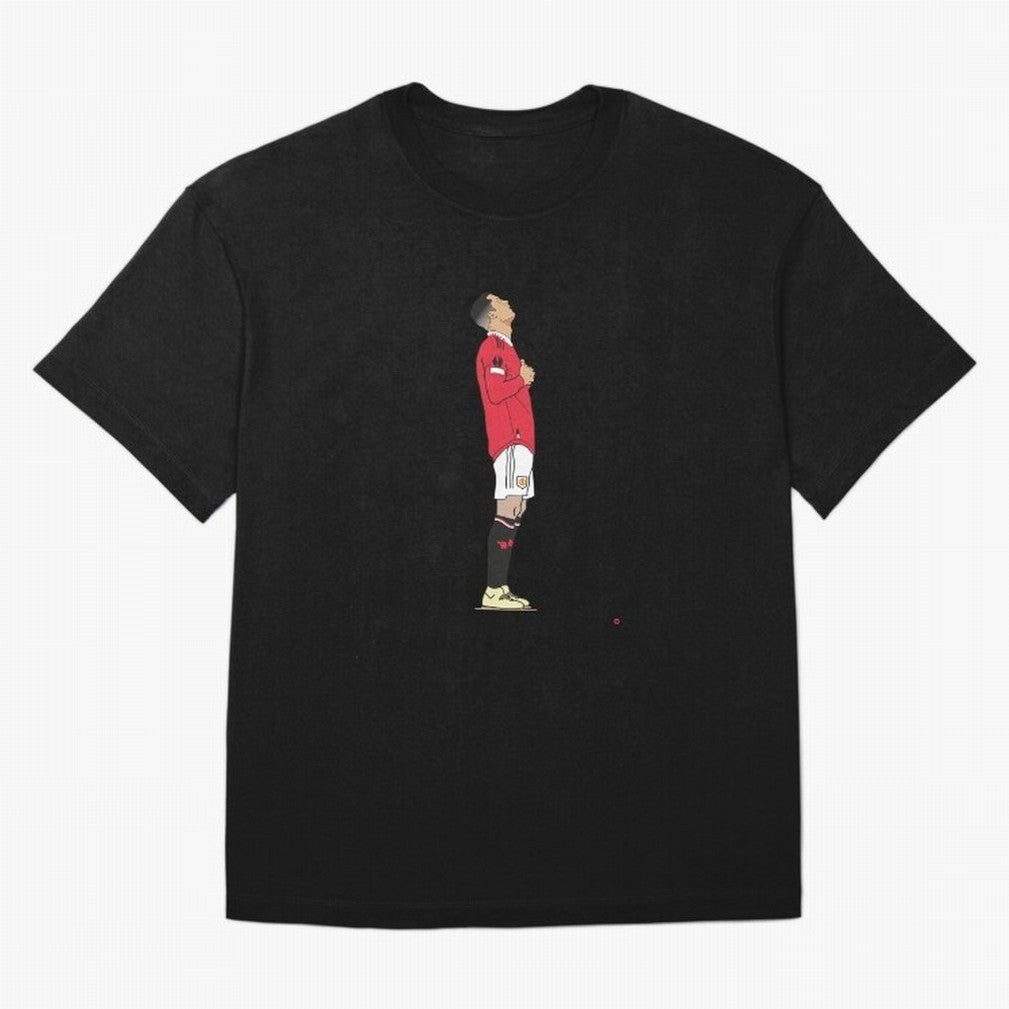 Ronaldo Pose Oversized T-Shirt Join the Countdown to FIFA World Cup 2026 Group Stage Featuring Haaland, Germany Energy, Champion Mindset, Group Stage Buzz, Knockout Tension and Passionate Fan Culture; Perfect for Fans, Collectors, Family