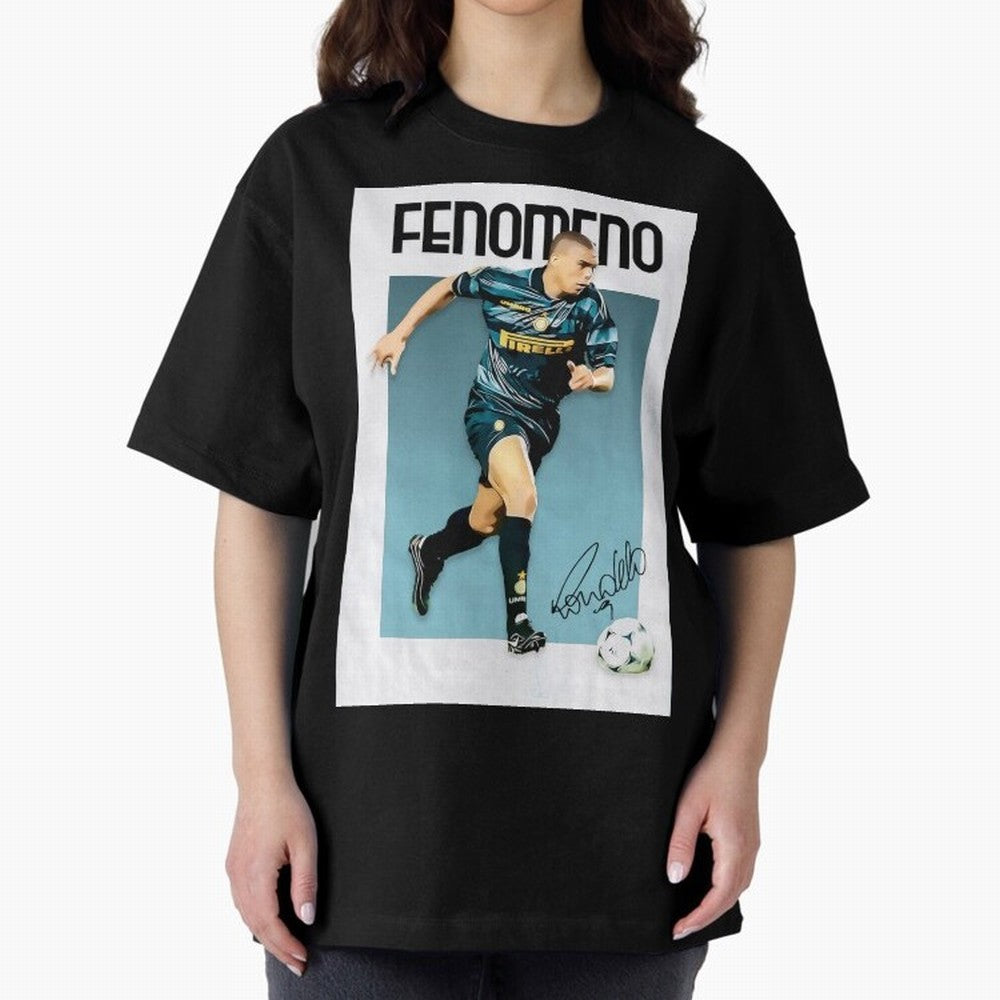 ronaldo Oversized T-Shirt Elevate the FIFA World Cup 2026 Group Stage Journey through Messi and Cristiano Ronaldo Highlights, Spain Pride, Vintage Soccer Flavor, Modern Football Stars, National Flags and Final Night Emotion; Perfect for Supporters