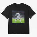 Ronaldo caricature Oversized T-Shirt Carry the Dream of FIFA World Cup 2026 Group Stage Spirit, with Germany, Neymar, Championship Spirit, Famous Goals, Roaring Crowds and International Football Unity; Ideal for Football Dads, Football Moms,