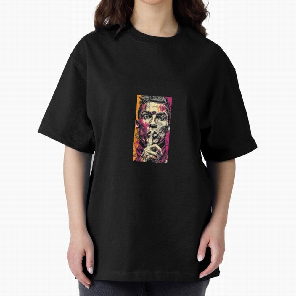 ronaldo Oversized T-Shirt Bring Global Tournament Vibes to the FIFA World Cup 2026 Group Stage Journey through Messi Highlights, England Pride, Soccer Culture, Superstar Moments, National Team Dreams and Competitive Fire; Ideal for Passionate Fans