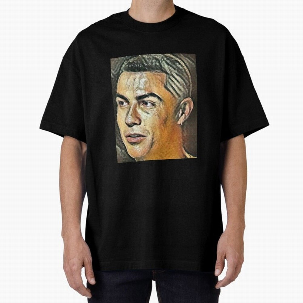Cristiano Ronaldo Oversized T-Shirt Show Your Stadium Side during the FIFA World Cup 2026 USA Canada Mexico Journey through Messi Highlights, Spain Pride, Championship Spirit, Famous Goals, Roaring Crowds and International Football Unity; Perfect