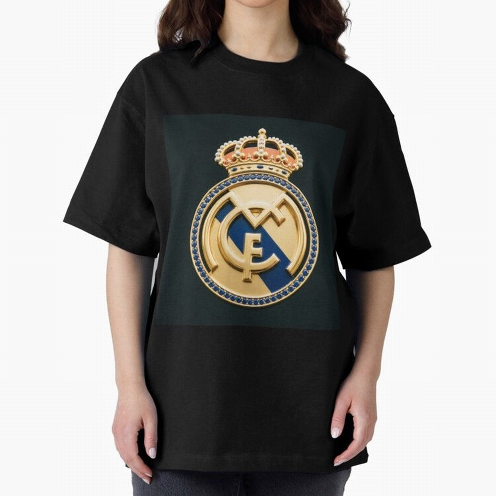 Hala Madrid Oversized T-Shirt Build FIFA World Cup 2026 USA Canada Mexico Spirit, Connected to Spain, Messi and Cristiano Ronaldo, Football Passion, Legendary Performances, Festival Vibes and Supporter Community; Perfect for Fans, Collectors,