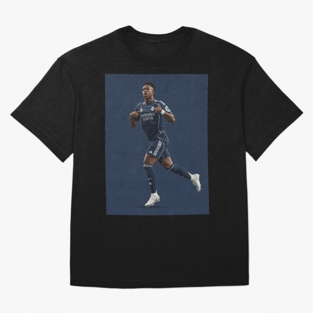 Vini Oversized T-Shirt Celebrate the Stars of Global Football Passion for FIFA World Cup 2026, Filled with CR7 and Messi, England, France and Netherlands, Supporter Pride, Iconic Celebrations, Legendary Names and Global Match Day Energy; Great for