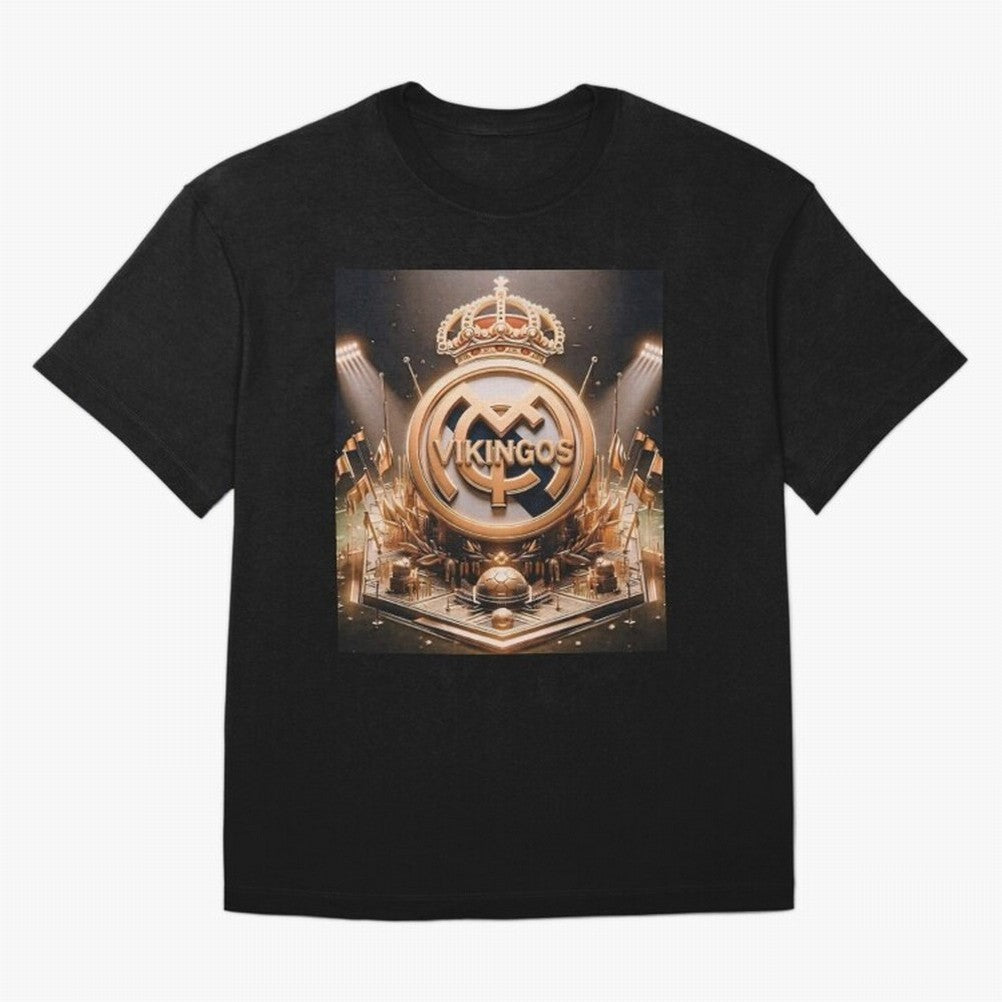 Vikings Oversized T-Shirt Keep the Match Day Mood of FIFA World Cup 2026 USA Canada Mexico Spirit, Celebrating Portugal, Spain and Germany, Haaland and Mbappe, Football Festival Excitement, Trophy Ambitions, Country Rivalries and Star Player Buzz;