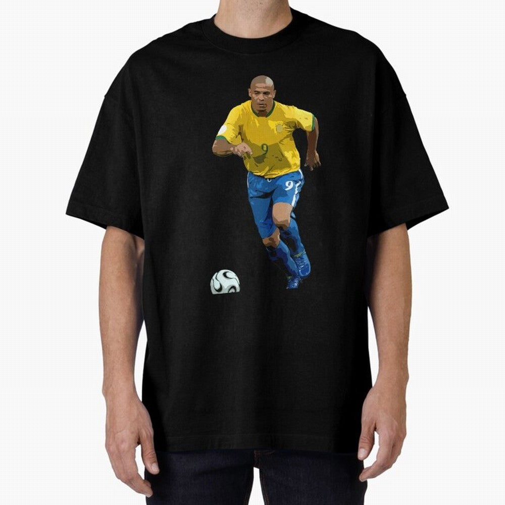 Ronaldo Nazario Oversized T-Shirt Elevate FIFA World Cup 2026 USA Canada Mexico Spirit, Centered on Argentina, France and Brazil, Haaland, Tournament Hype, Historic Matchups, Family Viewing Parties and Global Sports Pride; Created for Match Day
