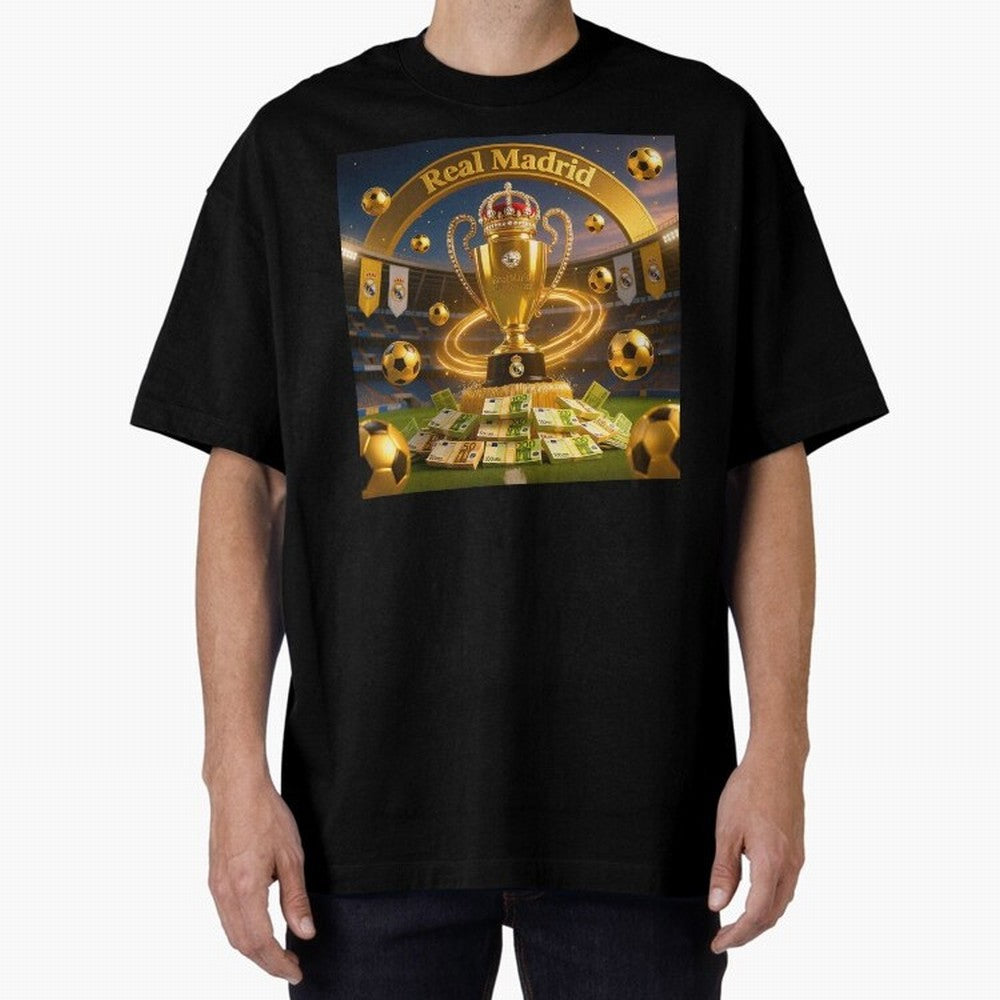 The Wealth of Real Madrid Oversized T-Shirt Carry National Pride through the FIFA World Cup 2026 Group Stage Journey through Messi, Neymar and Mbappe Highlights, Argentina, France and Brazil Pride, Goal Celebration Energy, Supporter Heritage,
