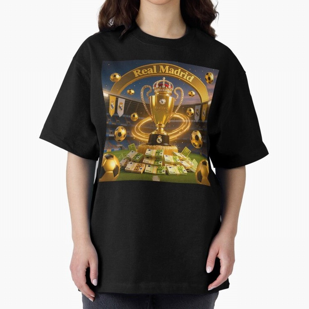 The Wealth of Real Madrid Oversized T-Shirt Carry National Pride through the FIFA World Cup 2026 Group Stage Journey through Messi, Neymar and Mbappe Highlights, Argentina, France and Brazil Pride, Goal Celebration Energy, Supporter Heritage,