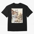 Madrid Oversized T-Shirt Relive the FIFA World Cup 2026 Journey through Haaland and Mbappe Highlights, England Pride, Retro Football Energy, Iconic Rivalries, Trophy Chase Drama and Stadium Atmosphere; Made for Collectors Who Enjoy Iconic Players,