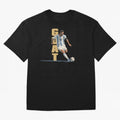 Messi in action GOAT Minimalist Graphic Oversized T-Shirt Enjoy FIFA World Cup 2026 for Fans of Neymar, Haaland and Cristiano Ronaldo and Brazil, Bringing Retro Football Energy, Iconic Rivalries, Trophy Chase Drama and Stadium Atmosphere; Perfect