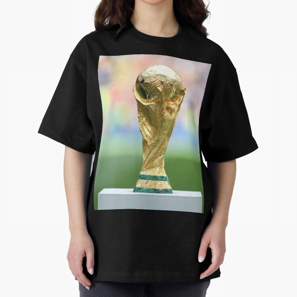 World CUP. Oversized T-Shirt Carry the Dream of FIFA World Cup 2026 Spirit, Capturing Spain, Messi, Sports Nostalgia, International Competition, Famous Players and Unforgettable Victories; Created for Match Day Parties, Soccer Gifts, Fan Photos,