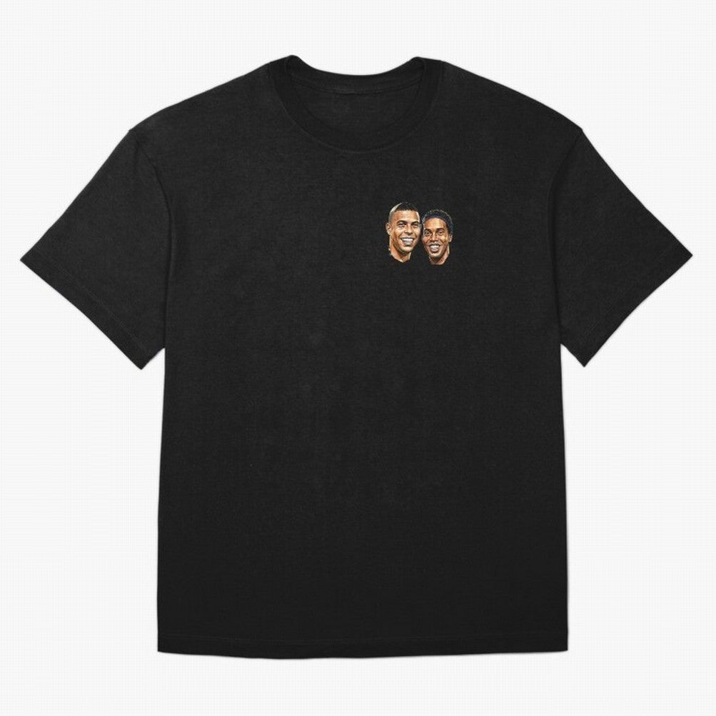 Ronaldo & Ronaldinho: The Legends of Brazil Joga Bonito Oversized T-Shirt Keep the Match Day Mood of Match Day Hype around FIFA World Cup 2026 USA Canada Mexico, Neymar, Argentina and Brazil, Classic Soccer Heritage, Championship Pressure, Fan