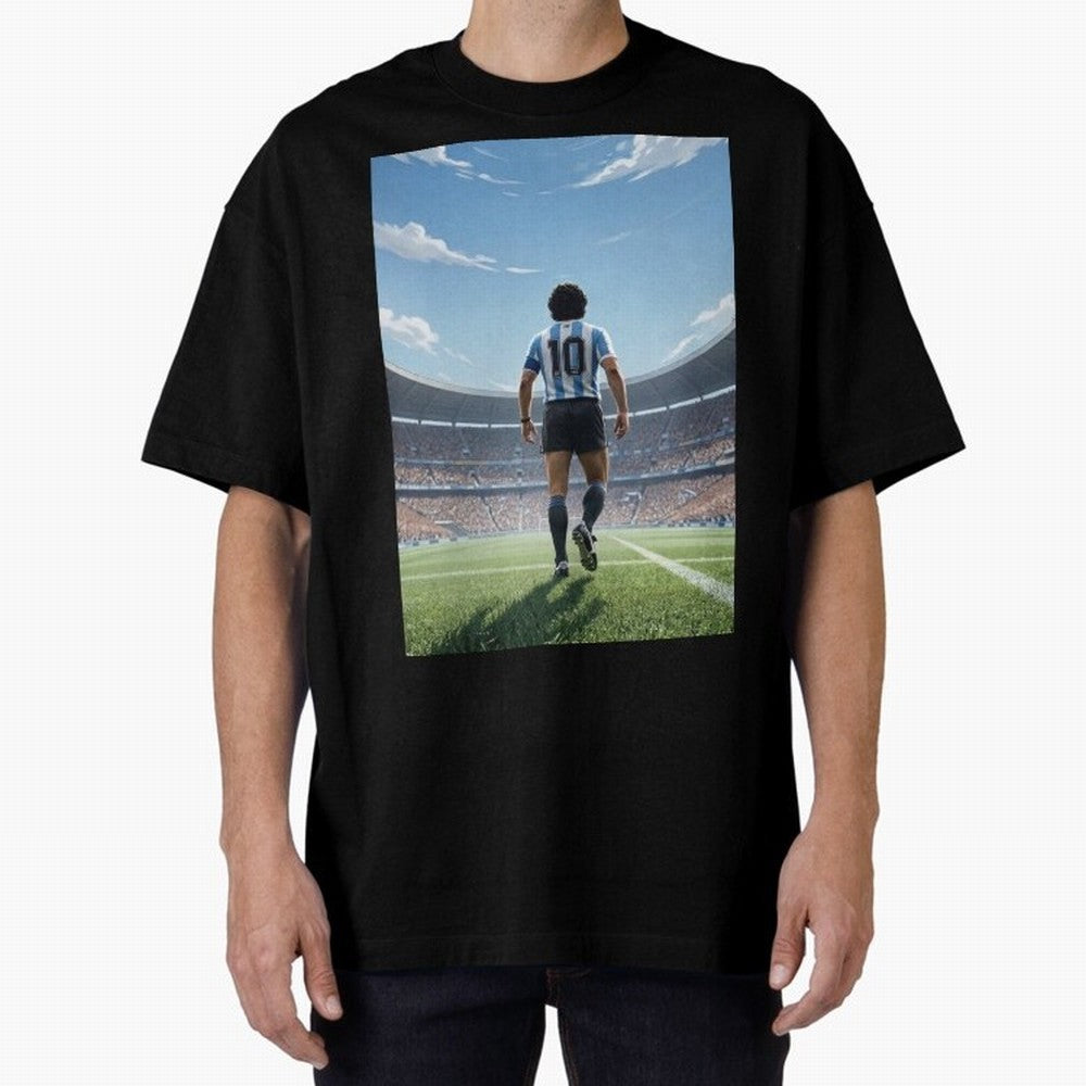 Diego Maradona Oversized T-Shirt Showcase FIFA World Cup 2026 Group Stage for Fans of CR7 and France and Portugal, Bringing Retro Football Energy, Iconic Rivalries, Trophy Chase Drama and Stadium Atmosphere; Built for Supporters Chasing Trophy