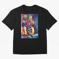 Ronaldinho Oversized T-Shirt Honor the Beautiful Game during Match Day Hype around FIFA World Cup 2026 Group Stage, Messi and Cristiano Ronaldo, France and Portugal, Champion Mindset, Group Stage Buzz, Knockout Tension and Passionate Fan Culture;