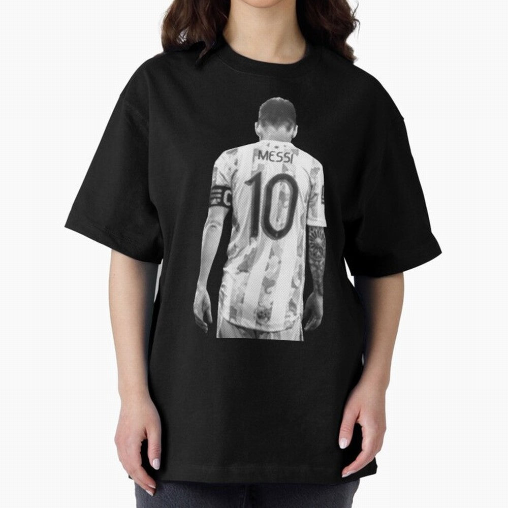 messi Oversized T-Shirt Represent the Passion of Global Football Passion for FIFA World Cup 2026 USA Canada Mexico, Built around Mbappe and Neymar, England and Germany, Sports Nostalgia, International Competition, Famous Players and Unforgettable