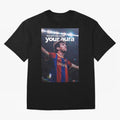 Lionel Messi - They can't copy & paste your aura Oversized T-Shirt Celebrate Global Football Passion for FIFA World Cup 2026 Group Stage, Made for Cristiano Ronaldo, Haaland and CR7, Brazil, Tournament Hype, Historic Matchups, Family Viewing