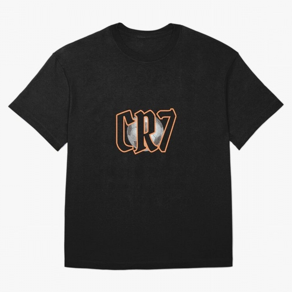 CR7 BLACK Oversized T-Shirt Celebrate the Stars of the FIFA World Cup 2026 Group Stage Journey through Messi, Neymar and Mbappe Highlights, Brazil, Portugal and Argentina Pride, Goal Celebration Energy, Supporter Heritage, Football Icons and