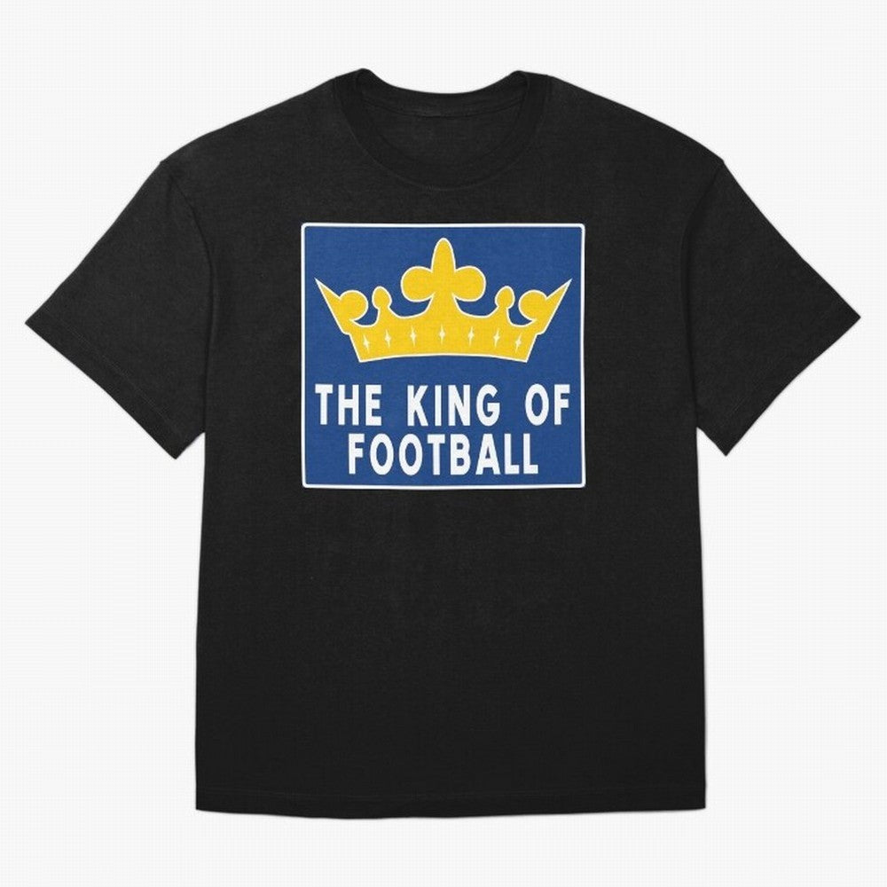 The King of Football Oversized T-Shirt Celebrate Fan Culture around Match Day Hype around FIFA World Cup 2026 USA Canada Mexico, Haaland and Mbappe, England, Game Day Rituals, Football Legends, Country Pride and the Road to the Final; Made for Die