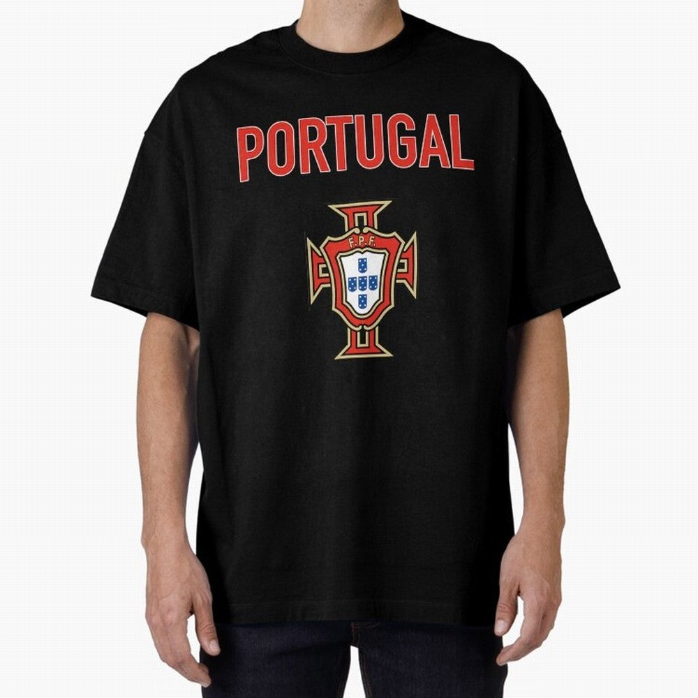 Portugal Oversized T-Shirt Bring Bold Fan Energy to FIFA World Cup 2026 Group Stage Spirit, Connected to England, France and Netherlands, Mbappe and Neymar, Championship Spirit, Famous Goals, Roaring Crowds and International Football Unity; Built